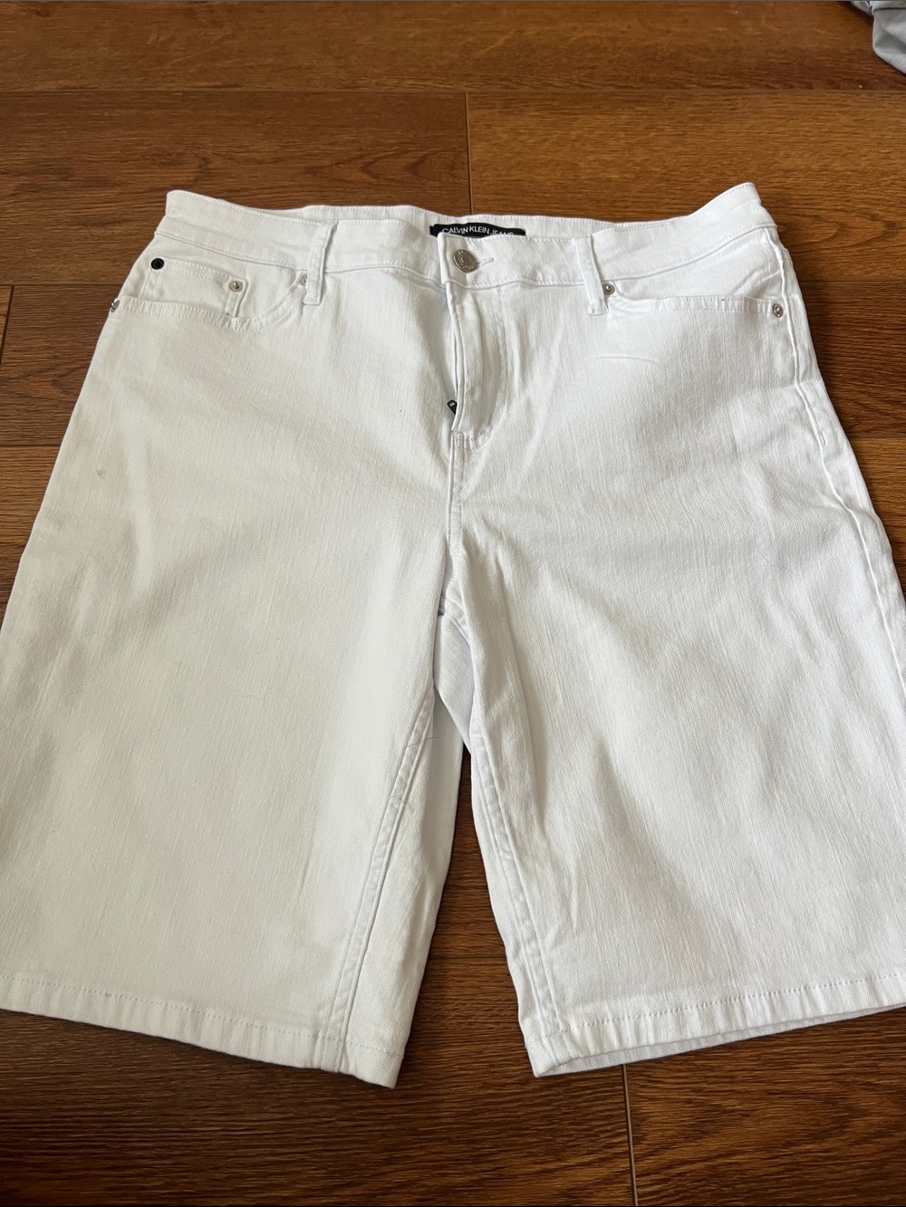Calvin Klein White Jorts